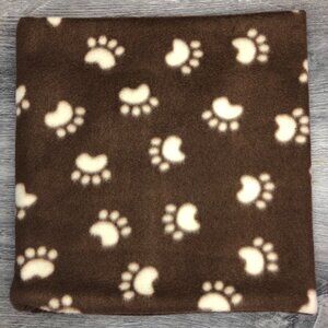 puppy dog paw prints dog pet lovers gaiter neck warmer fleece Scarf Tube earmuff
